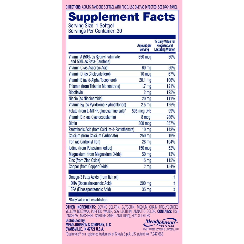 Tabla Nutricional